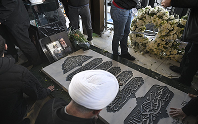 ضريح الأمين العام السابق لـ«حزب الله» السيّد حسن نصر الله (النهار)