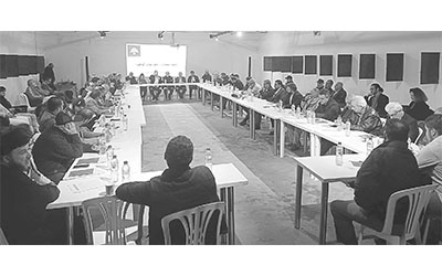 جانب من اللقاء الموسّع في هنغار أمم