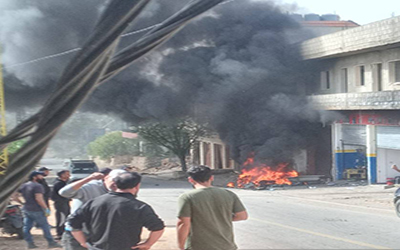 استهداف دراجة نارية في الطيبة (موقع بنت جبيل)