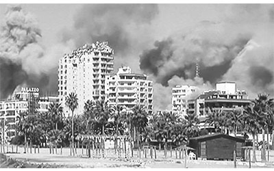 الغارات على مدينة صور