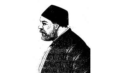 رسم تشبيهي لقدري باشا كما ورد في «مجلة المقتطف»