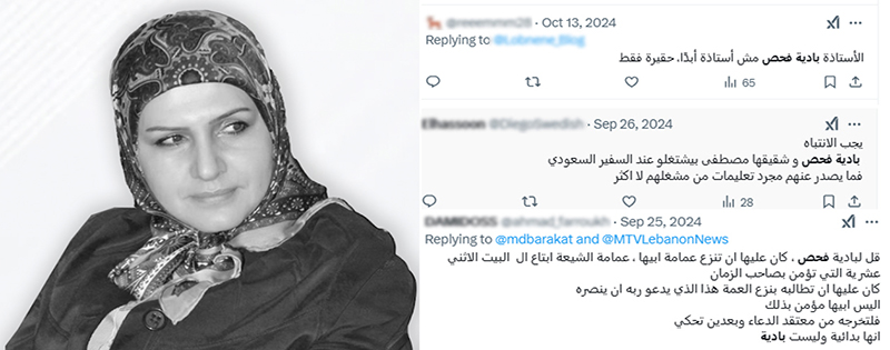 من الحملات على بادية فحص (موقع «أكس»)