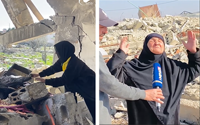 سيدات بقاعيات يستذكرن أبناءهم الذين سقطوا في معركة الإسناد