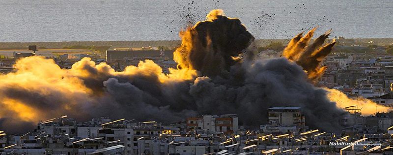 غارات على الضاحية (عدسة نبيل إسماعيل)