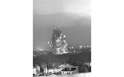 غارة على الضاحية