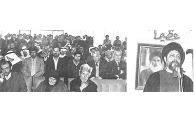 الصدر خطيبًا في ذكرى عاشوراء في نادي الإمام الصادق في النبطية