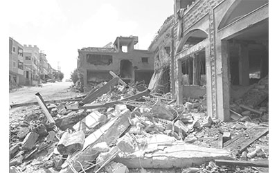 أضرار تصيب المنازل في جنوب لبنان، المصدر: الشرق الاوسط