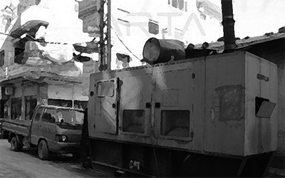 مولد كهربائي في الضاحية الجنوبية