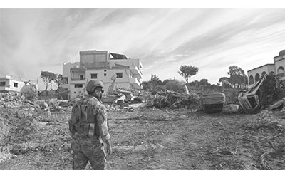 بلدة الخيام الحدودية المدمرة، المصدر: جريدة النهار